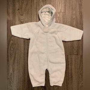 Hanna Andersson Hooded Bunting, Pale Blue - Size 70 (6/12 mo) (EUC)